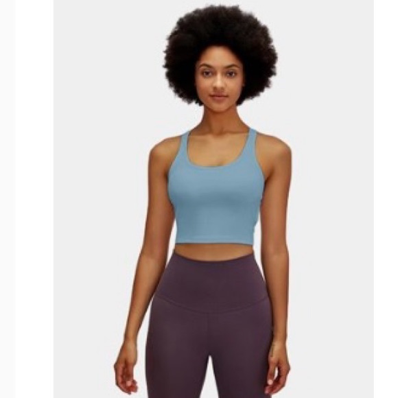 Halara Racerback Workout Cropped Tank Top Bundle of 4 - Picture 3 of 4